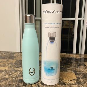 Crazy Cap 2 self cleaning + water purification Water Bottle